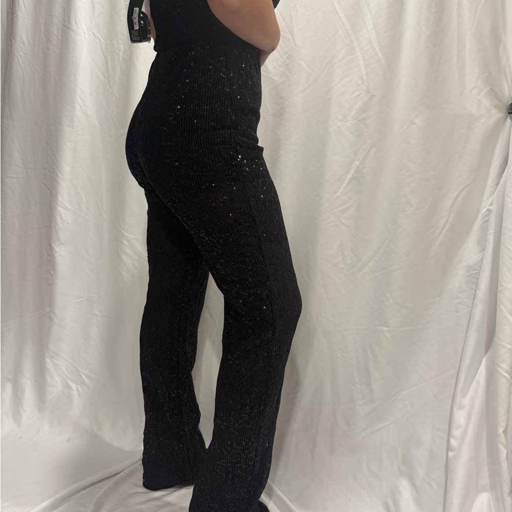 Wild Fable Black Sparkle Jumpsuit - Picture 2 of 14